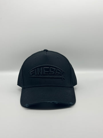 Finessi Shooting stars Cap | “OG” Black/Black | Distressed