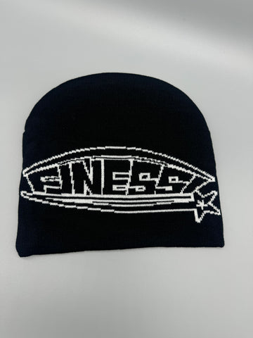 S-Star Beanie Black/White