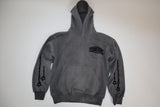 S-STAR | Acid wash Grey Distressed hoody