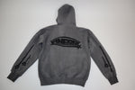 S-STAR | Acid wash Grey Distressed hoody