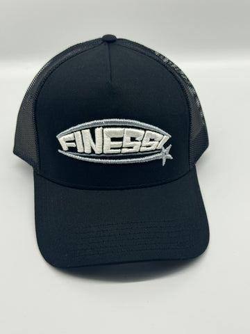 Shooting Stars Cap Black/white&grey Logo